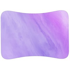 Purple Shade Velour Seat Head Rest Cushion by designsbymallika