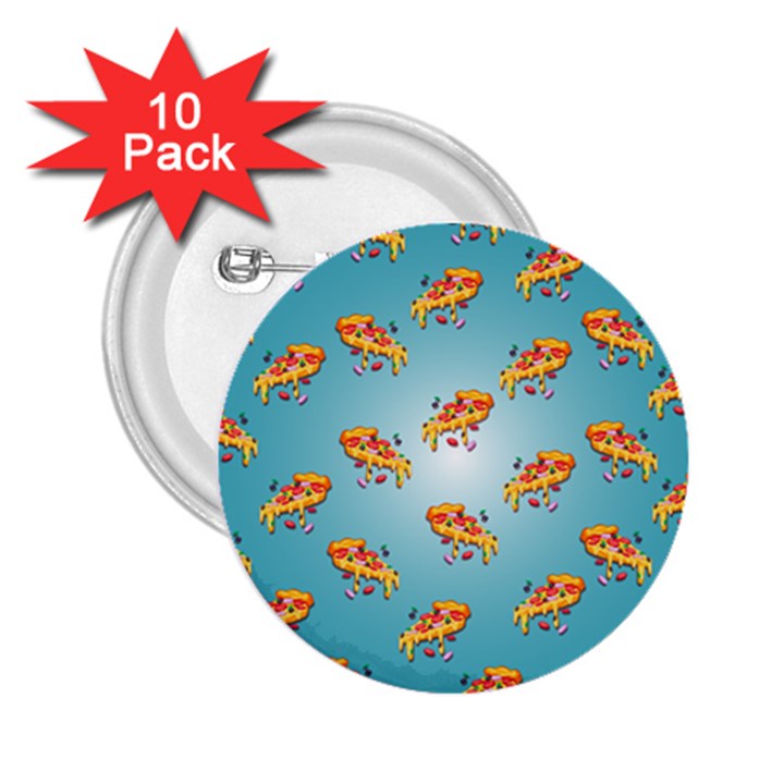 PIZZA LOVE 2.25  Buttons (10 pack) 