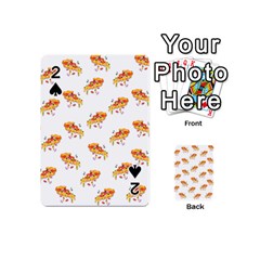 Pizza Pattern Playing Cards 54 Designs (mini) by designsbymallika