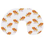 PIZZA PATTERN Travel Neck Pillow Back