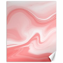 Pink Marble Print Canvas 16  X 20 