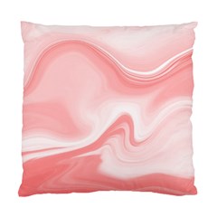 Pink Marble Print Standard Cushion Case (one Side) by designsbymallika