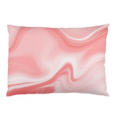 Pink Marble Print Pillow Case by designsbymallika