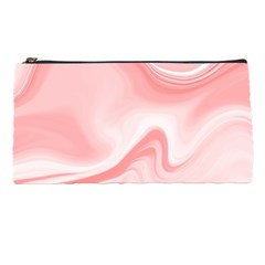 Pink Marble Print Pencil Cases by designsbymallika