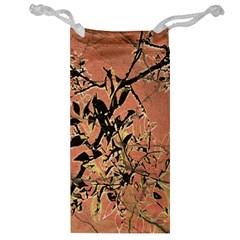 Floral Grungy Style Artwork Jewelry Bag by dflcprintsclothing