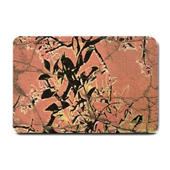 Floral Grungy Style Artwork Small Doormat  by dflcprintsclothing