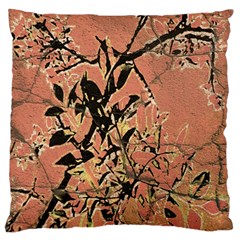 Floral Grungy Style Artwork Standard Flano Cushion Case (one Side) by dflcprintsclothing