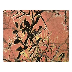 Floral Grungy Style Artwork Double Sided Flano Blanket (large)  by dflcprintsclothing