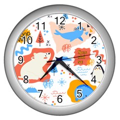 1 (1) Wall Clock (Silver)