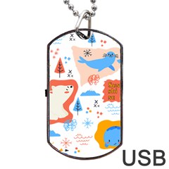 1 (1) Dog Tag USB Flash (Two Sides)