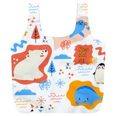 1 (1) Full Print Recycle Bag (xxl) by designsbymallika