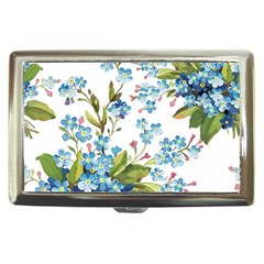 BLUE FLORAL PRINT Cigarette Money Case