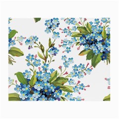 BLUE FLORAL PRINT Small Glasses Cloth