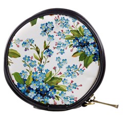 BLUE FLORAL PRINT Mini Makeup Bag