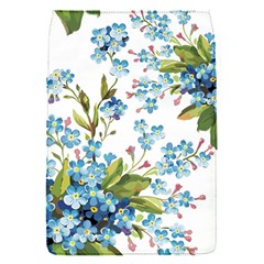 BLUE FLORAL PRINT Removable Flap Cover (S)