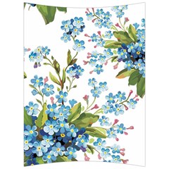 BLUE FLORAL PRINT Back Support Cushion