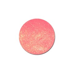 Pink Glitter Print Golf Ball Marker (4 Pack) by designsbymallika