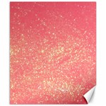 PINK GLITTER PRINT Canvas 8  x 10  8.15 x9.66  Canvas - 1