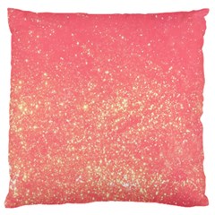 Pink Glitter Print Standard Flano Cushion Case (one Side) by designsbymallika