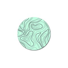 Green Lines Pattern Golf Ball Marker (4 Pack) by designsbymallika