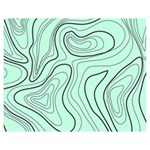 GREEN LINES PATTERN Double Sided Flano Blanket (Medium)  60 x50  Blanket Front