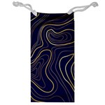 GOLDEN LINES PATTERN Jewelry Bag Front