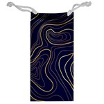 GOLDEN LINES PATTERN Jewelry Bag Back