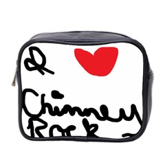 I Heart Chimney Rock Mini Toiletries Bag (two Sides) by Majesticmountain