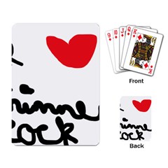 I Heart Chimney Rock Playing Cards Single Design (rectangle) by Majesticmountain