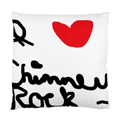 I Heart Chimney Rock Standard Cushion Case (two Sides) by Majesticmountain