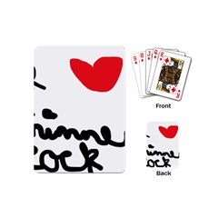 I Heart Chimney Rock Playing Cards Single Design (mini) by Majesticmountain