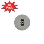 One Island Two Horizons For One Woman 1  Mini Buttons (10 pack)  Front