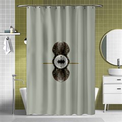 One Island Two Horizons For One Woman Shower Curtain 48  X 72  (small)  by pepitasart