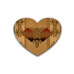 Wonderful Elephant Rubber Coaster (heart)  by FantasyWorld7