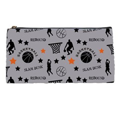 Slam Dunk Basketball Gray Pencil Cases