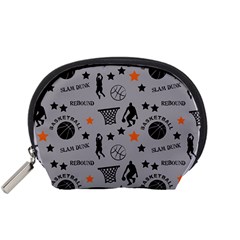 Slam Dunk Basketball Gray Accessory Pouch (Small)