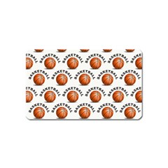 Orange Basketballs Magnet (name Card) by mccallacoulturesports