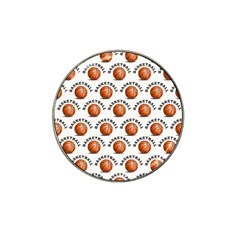 Orange Basketballs Hat Clip Ball Marker (4 Pack) by mccallacoulturesports