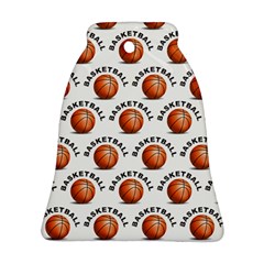 Orange Basketballs Bell Ornament (two Sides)