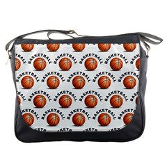 Orange Basketballs Messenger Bag