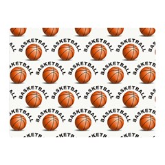 Orange Basketballs Double Sided Flano Blanket (mini) 