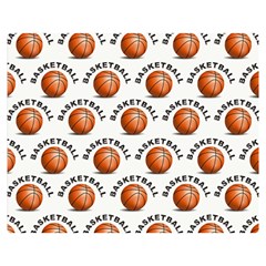 Orange Basketballs Double Sided Flano Blanket (medium)  by mccallacoulturesports