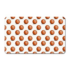 Orange Basketballs Magnet (rectangular) by mccallacoulturesports