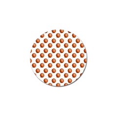 Orange Basketballs Golf Ball Marker (10 Pack) by mccallacoulturesports