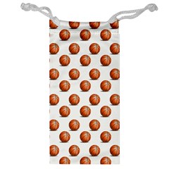 Orange Basketballs Jewelry Bag by mccallacoulturesports