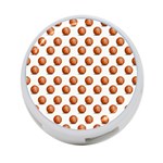 Orange Basketballs 4-Port USB Hub (Two Sides) Back