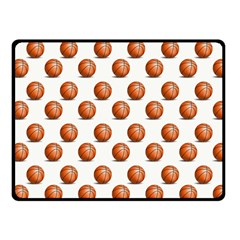 Orange Basketballs Fleece Blanket (small) by mccallacoulturesports