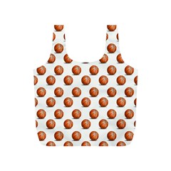 Orange Basketballs Full Print Recycle Bag (s) by mccallacoulturesports