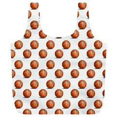 Orange Basketballs Full Print Recycle Bag (xl) by mccallacoulturesports