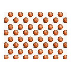 Orange Basketballs Double Sided Flano Blanket (mini)  by mccallacoulturesports